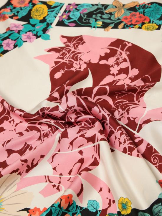 26SS 살바토레 페라가모 머플러/스카프 310226 789907 IVORY BLACK Multicolor - SALVATORE FERRAGAMO