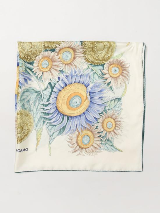 26SS 살바토레 페라가모 머플러/스카프 310196 780054 AVORIO ACQUA Multicolor