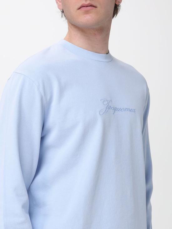 26SS 자크뮈스 반팔 티셔츠 TSM00632AJ00045 330 Blue - JACQUEMUS