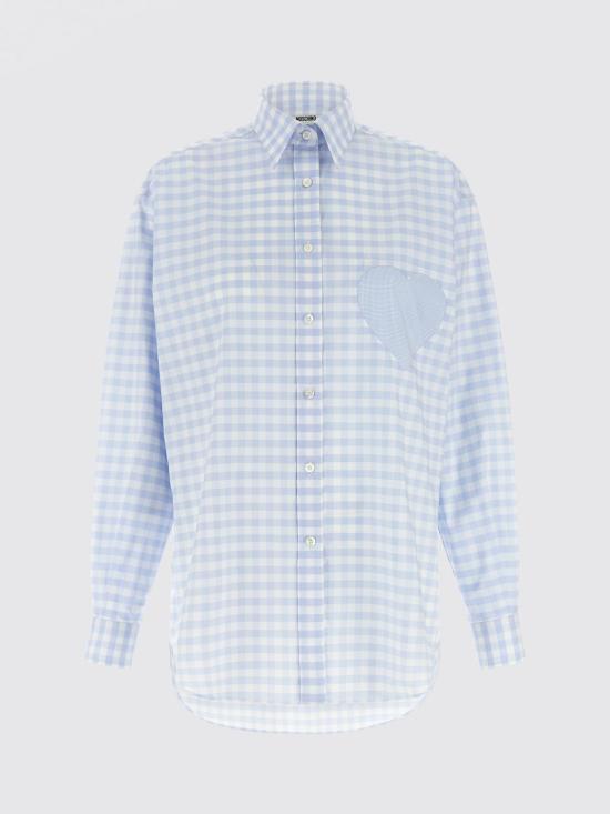 26SS 모스키노 셔츠 02050536 3266 Blue - MOSCHINO