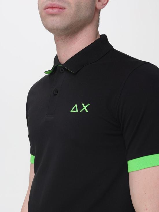 26SS 썬 68 폴로 티셔츠 A36121 11 Black - SUN 68