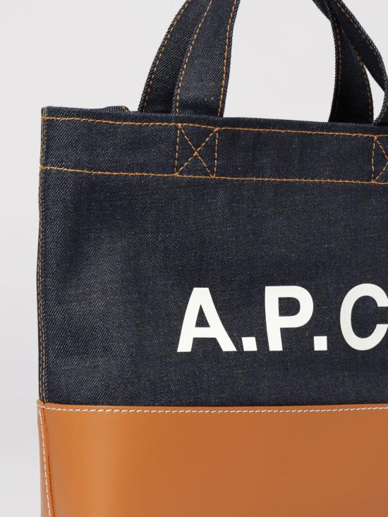 26SS 아페쎄 데님 미니 악셀 토트백 COHLOM67009 CAF Blue 1 - A.P.C.