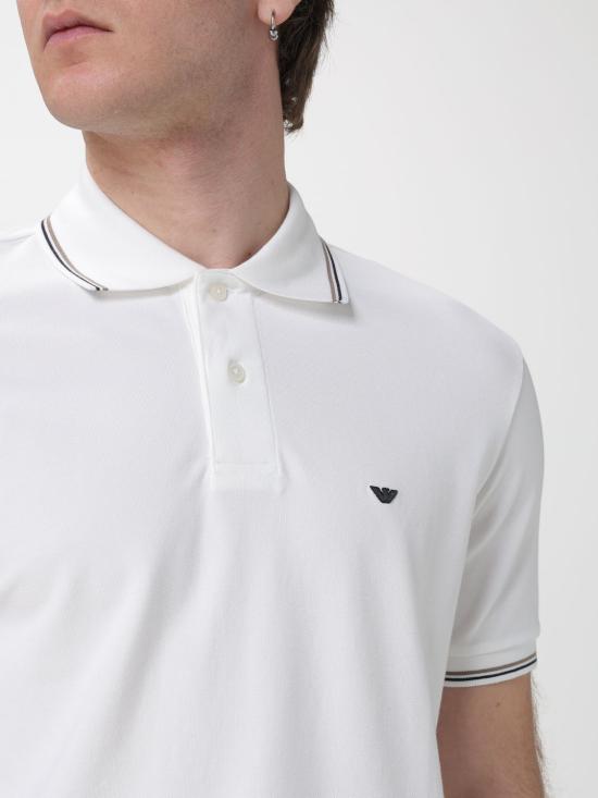 26SS 엠포리오 아르마니 폴로 티셔츠 EM004607AF23090 U0003 White - EMPORIO ARMANI