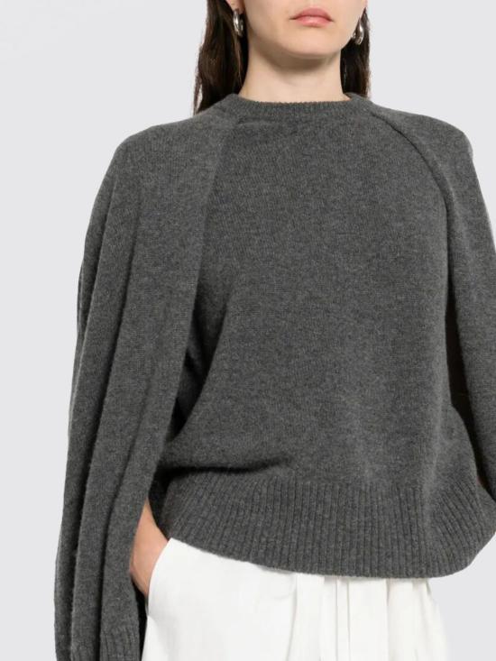 26SS 토템 스웨터 261WRT0635YA0235 083 Grey - TOTEME