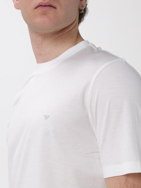 26SS 엠포리오 아르마니 반팔 티셔츠 EM005491AF24839 U0003 White - EMPORIO ARMANI