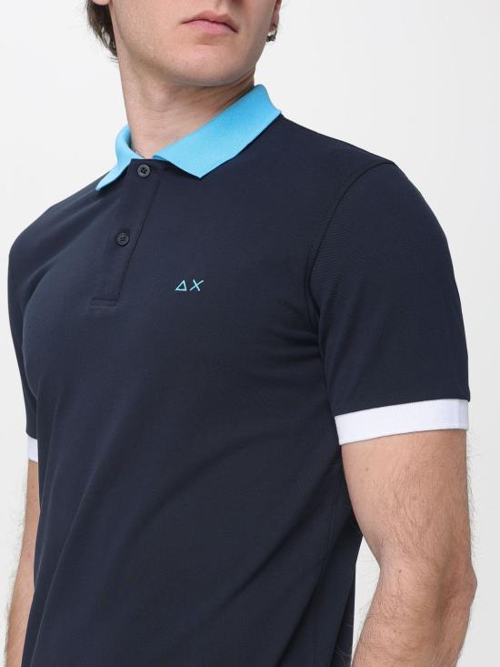 26SS 썬 68 폴로 티셔츠 A36116 07 Navy - SUN 68