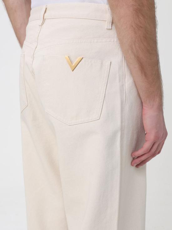 26SS 발렌티노 가라바니 데님 팬츠 8V3DE05CB9W A03 Ivory - VALENTINO GARAVANI