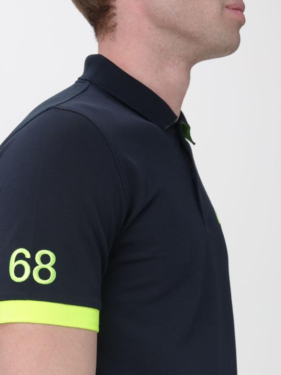 26SS 썬 68 폴로 티셔츠 A36121 07 Navy - SUN 68