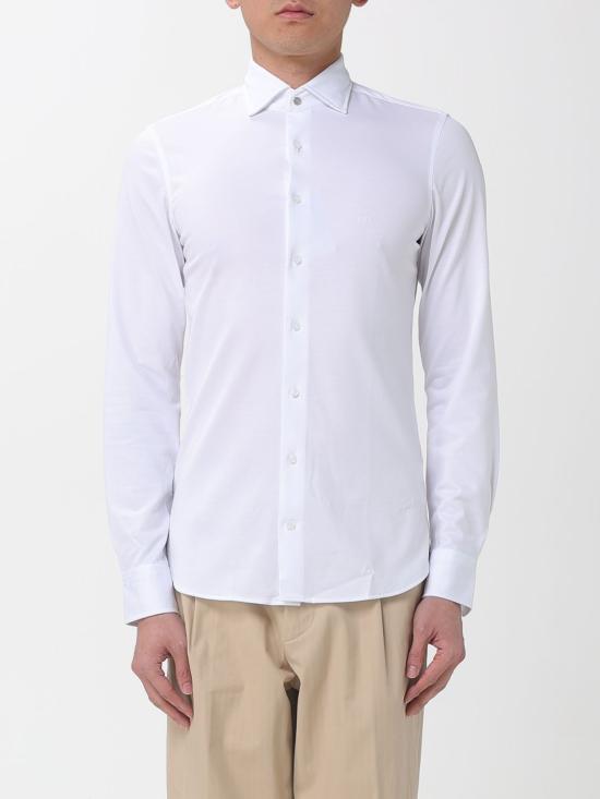 26SS 마이클 코어스 긴팔 셔츠 MD0MD91498 100 White