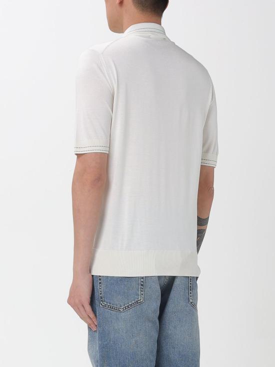 26SS 돌체앤가바나 폴로 티셔츠 GXZ02TJBSOI W0001 White - DOLCE & GABBANA