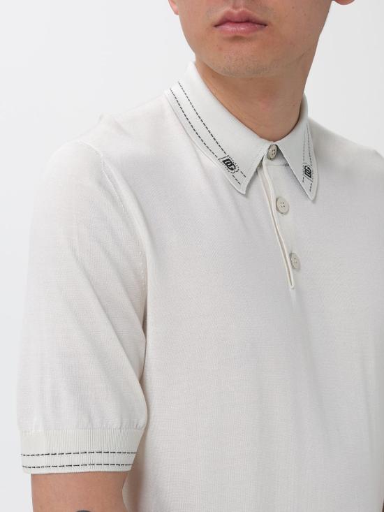 26SS 돌체앤가바나 폴로 티셔츠 GXZ02TJBSOI W0001 White - DOLCE & GABBANA