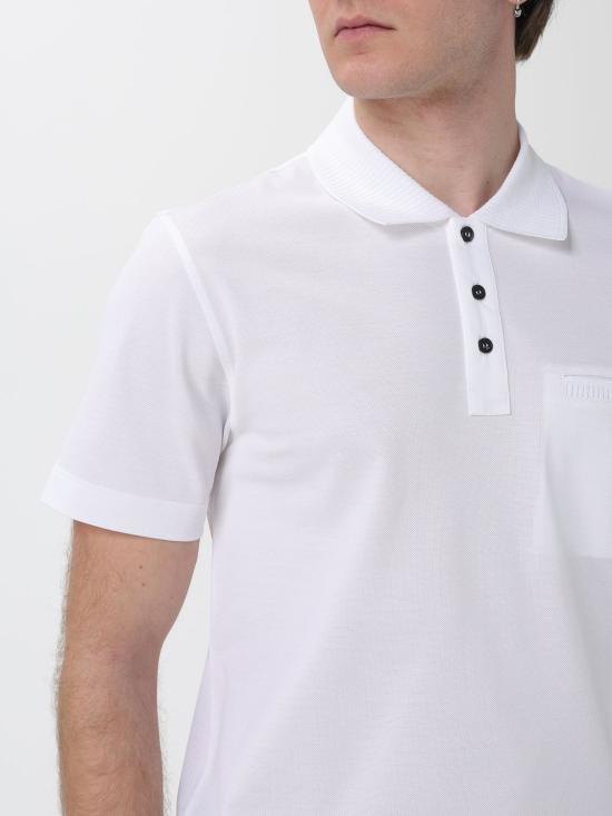 26SS 살바토레 페라가모 폴로 티셔츠 790947 002 White - SALVATORE FERRAGAMO