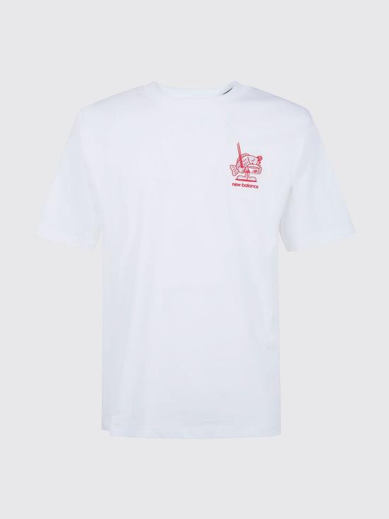 26SS 뉴발란스 반팔 티셔츠 MT61H51DWT White - NEW BALANCE