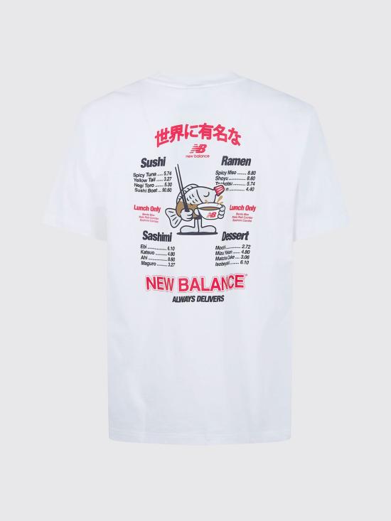 26SS 뉴발란스 반팔 티셔츠 MT61H51DWT White - NEW BALANCE