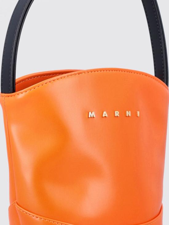 26SS [키즈] 마르니 숄더백 M01820M00TK 0M436 Orange - MARNI