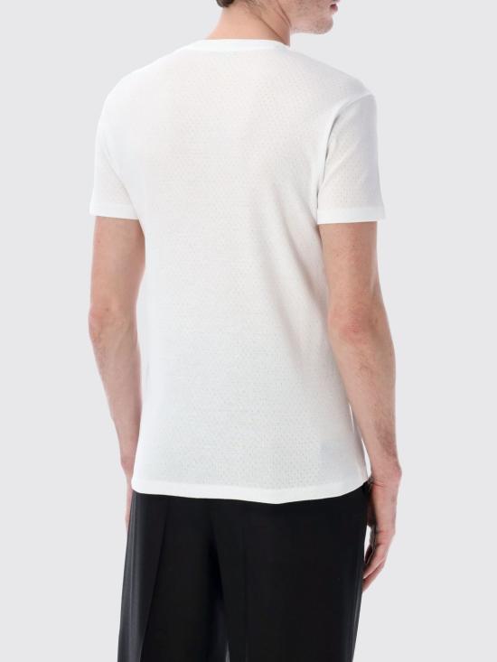 26SS 톰포드 반팔 티셔츠 JCS032JMC111 WAA White - TOMFORD