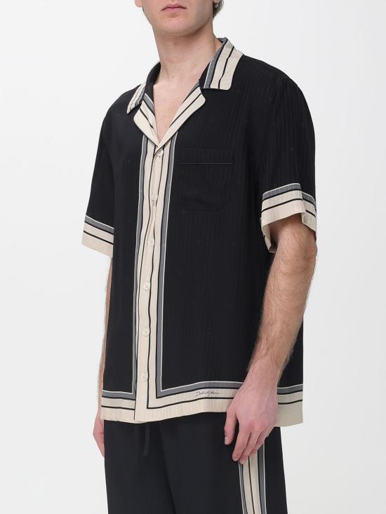 26SS 돌체앤가바나 반팔 셔츠 G5LH3THI11T HN5WH Black - DOLCE & GABBANA