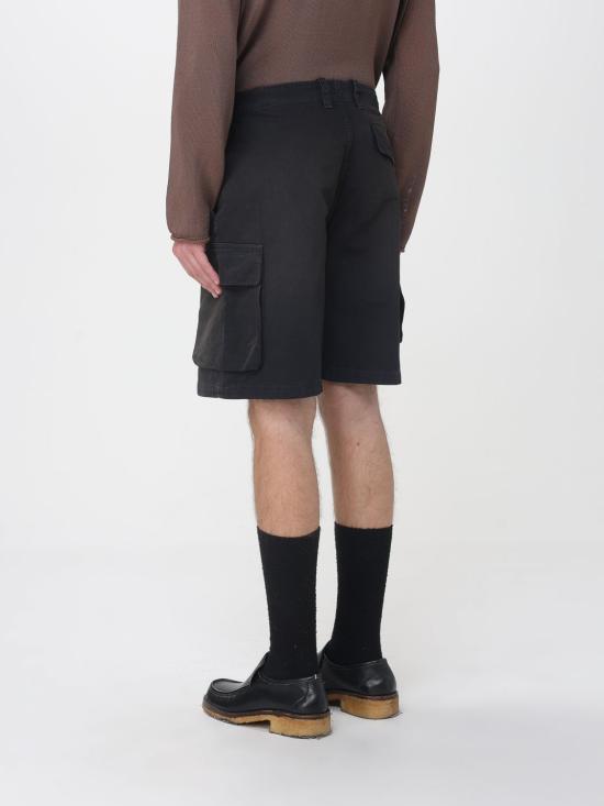 26SS 아워레가시 마운트 쇼츠 네뷸라 워시 정글 헤링본 M2264MSJH Black - OUR LEGACY