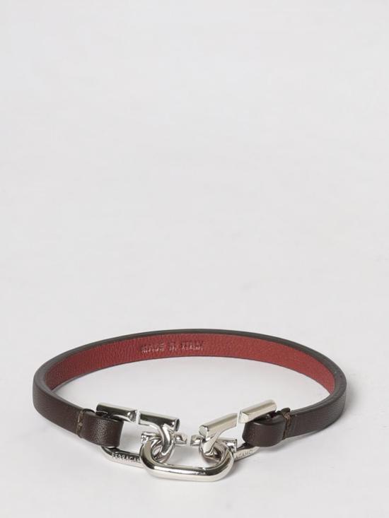 26SS 살바토레 페라가모 브레이슬릿 770407 791080 TESTA DI MORO Brown
