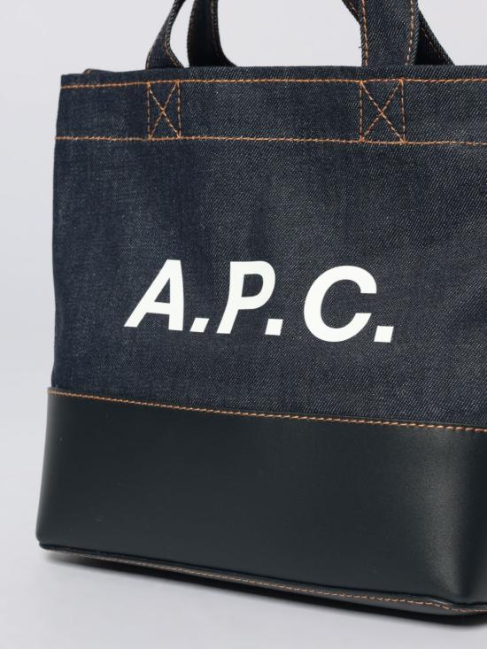 26SS 아페쎄 데님 미니 악셀 토트백 COHLOM67009 IAK Blue - A.P.C.
