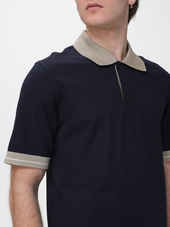 26SS 살바토레 페라가모 폴로 티셔츠 790984 001 Navy - SALVATORE FERRAGAMO