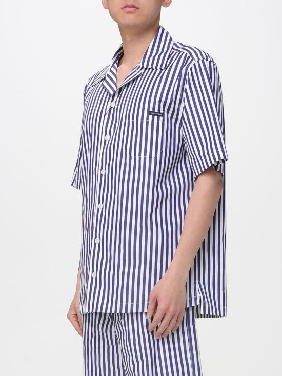 26SS 돌체앤가바나 반팔 셔츠 G5JH9TFR52G S8056 Striped - DOLCE & GABBANA
