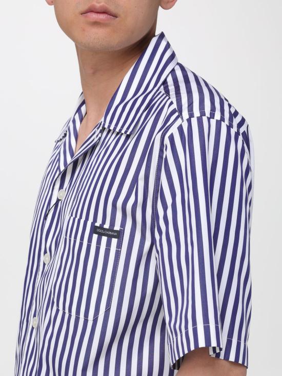 26SS 돌체앤가바나 반팔 셔츠 G5JH9TFR52G S8056 Striped - DOLCE & GABBANA