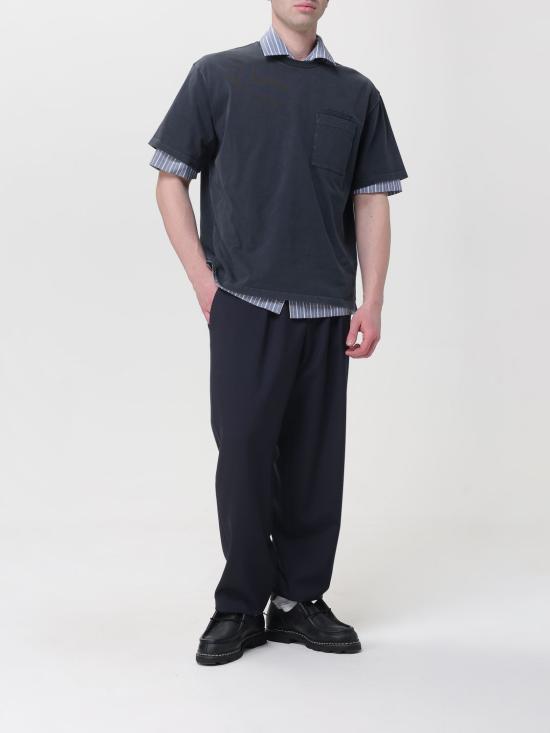 26SS 마르니 스트레이트 팬츠 PUMU0017U6UTW839 00B99 Blue - MARNI