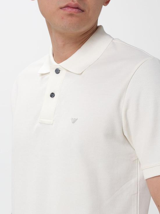 26SS 엠포리오 아르마니 폴로 티셔츠 EM005239AF10497 U1055 White - EMPORIO ARMANI