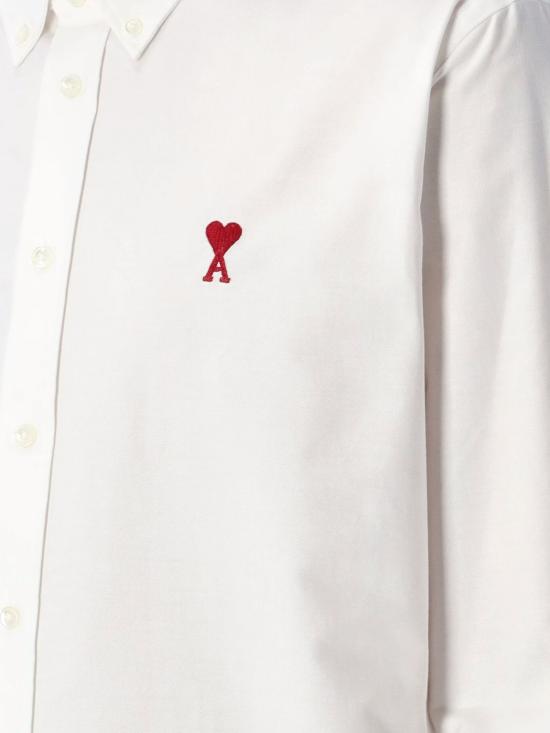 26SS 아미 ADC버튼 다운 셔츠 BFUSH063CO0031 168 White - AMI