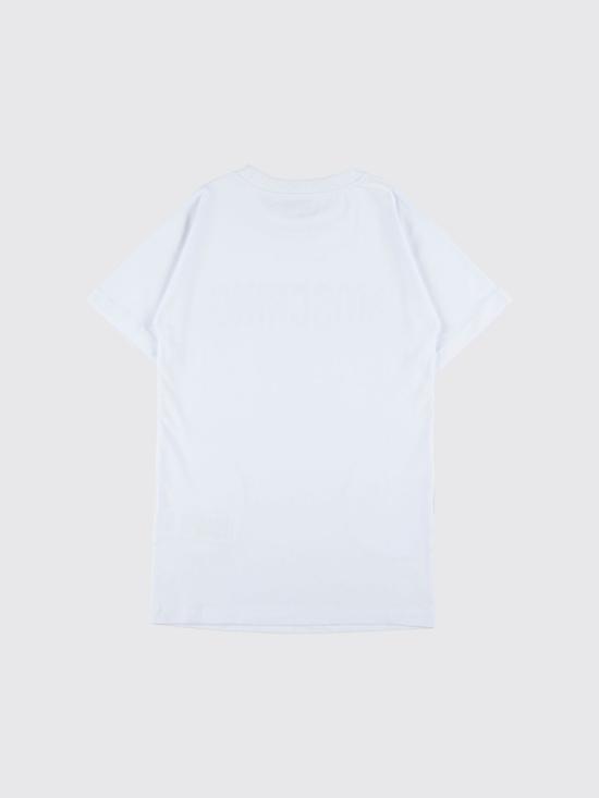 26SS [키즈] 모스키노 원피스 HDV0I1LBA10 10101 White - MOSCHINO