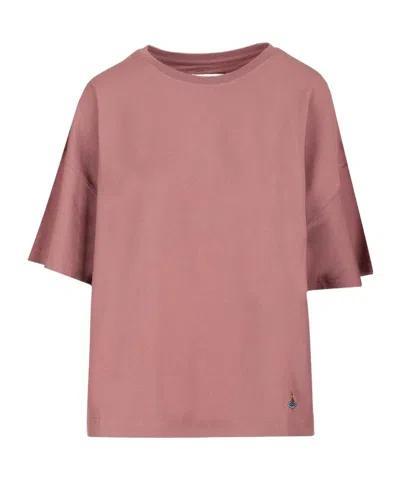 26SS 비비안웨스트우드 반팔 티셔츠 3G01004QJ001M D409 PINK