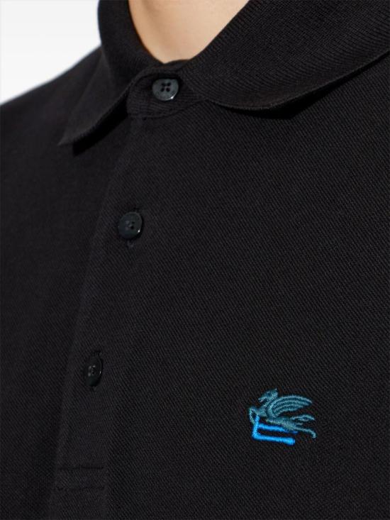 26SS 에트로 폴로 티셔츠 MRMD0005AU135 N0000 BLACK - ETRO