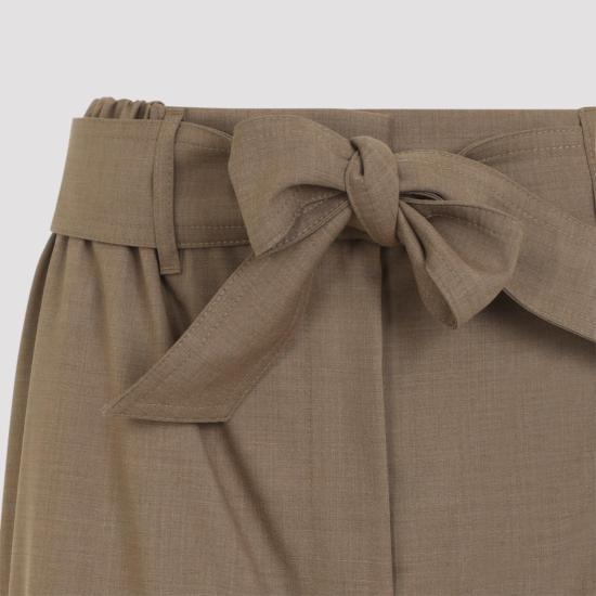 26SS 막스마라 스트레이트 팬츠 2611131141600 001 TABACCO CHIARO NUDE NEUTRALS - MAX MARA