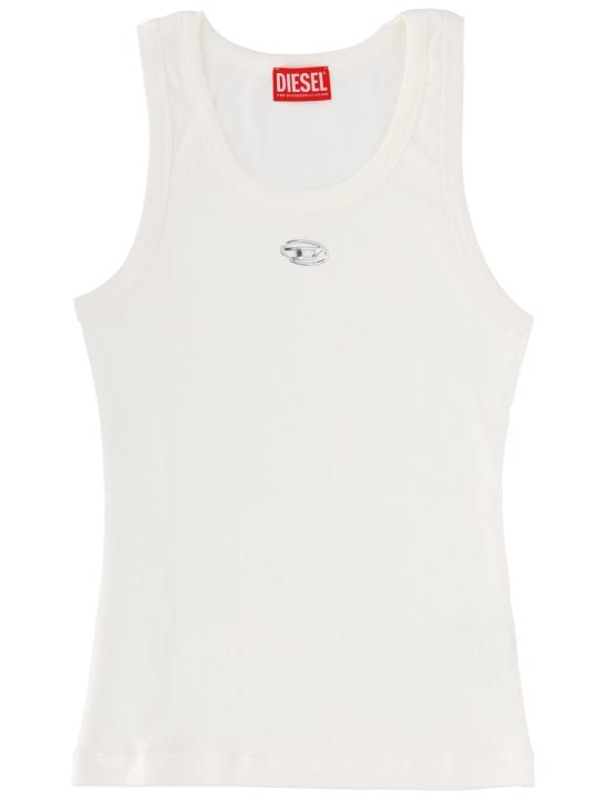 26SS 디젤 민소매 티셔츠 A19908 0JMBA141 WHITE