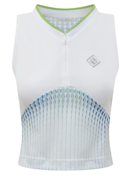 26SS 카사블랑카 민소매 티셔츠 W SP26 JTP 475 02DOTS MULTICOLOUR
