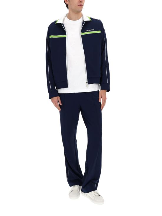 26SS 카사블랑카 긴팔 티셔츠 M SP26 JTP 391 01NAVY BLUE - CASABLANCA