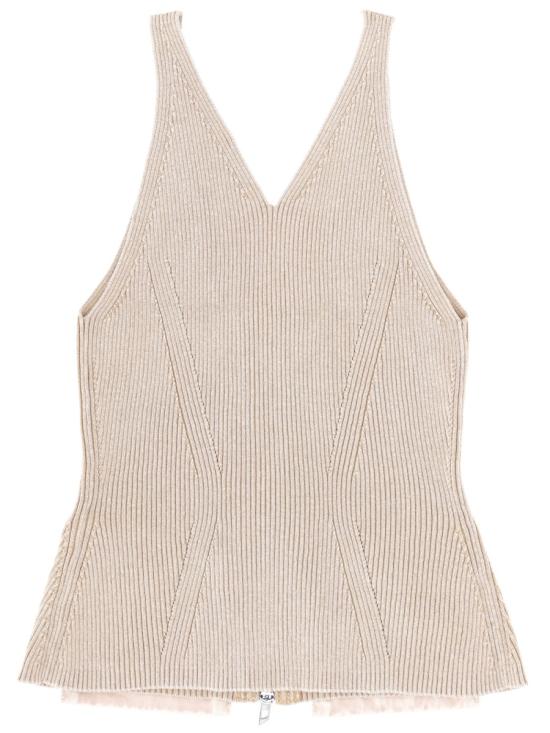 26SS 디젤 민소매 티셔츠 A21617 0QMAN7CS BEIGE - DIESEL