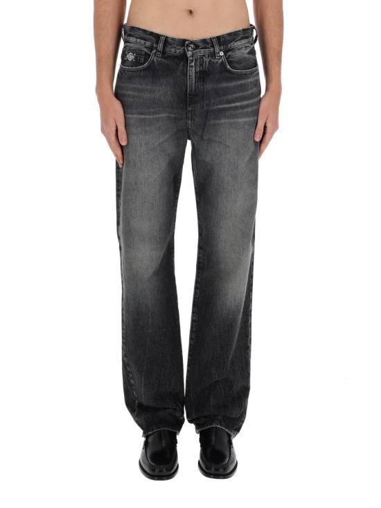 26SS 베르사체 데님 팬츠 1017775 1A160531D980 BLACK - VERSACE