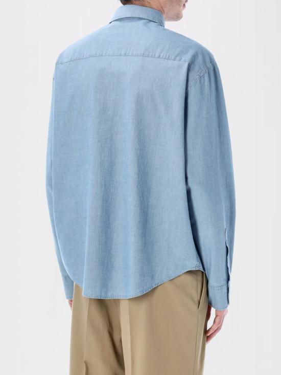 26SS 아미 긴팔 셔츠 HSH822 CO0221484 BLUE - AMI
