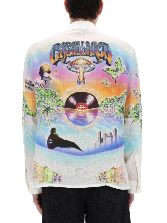 26SS 카사블랑카 긴팔 셔츠 M SS26 SH 006 05INNOCENCE MULTICOLOUR - CASABLANCA