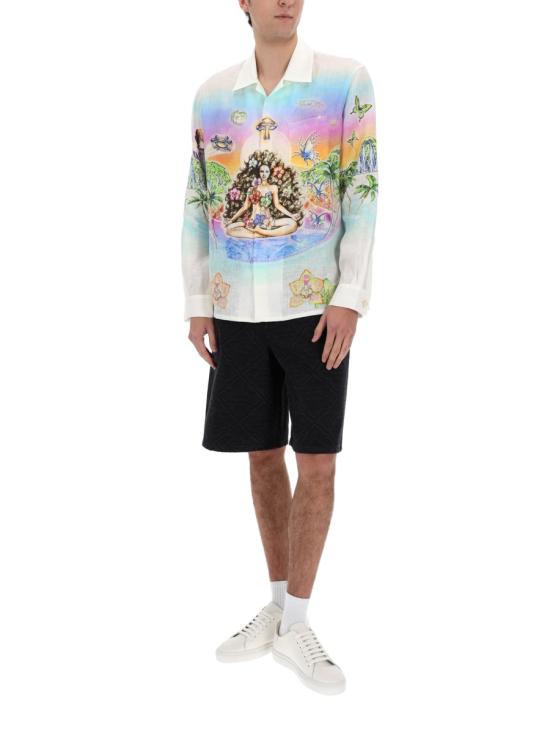 26SS 카사블랑카 긴팔 셔츠 M SS26 SH 006 05INNOCENCE MULTICOLOUR - CASABLANCA