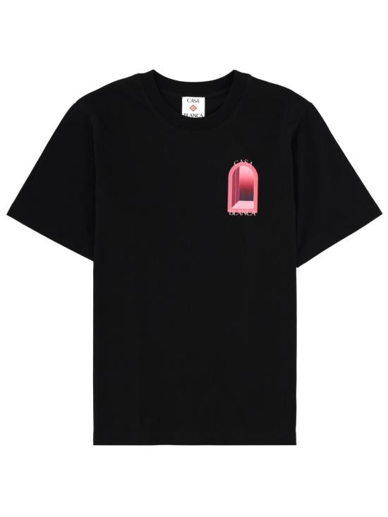 26SS 카사블랑카 반팔 티셔츠 M SS26 JTS 001 11ARCHES BLACK