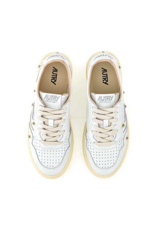 26SS 오트리 메달리스트 로우 스니커즈 AULW WE01 White rutabaga - AUTRY