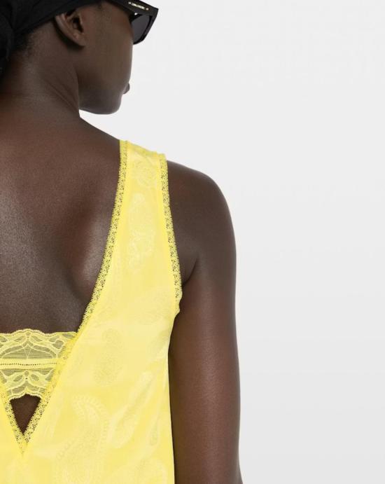 26SS 자딕앤볼테르 미디 원피스 WWDR02607 713 Banana - ZADIG & VOLTAIRE