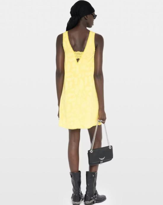 26SS 자딕앤볼테르 미디 원피스 WWDR02607 713 Banana - ZADIG & VOLTAIRE