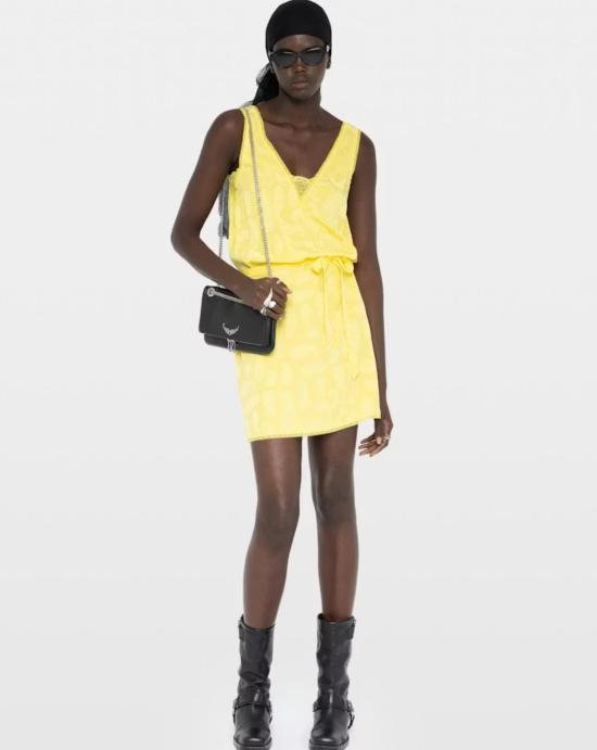 26SS 자딕앤볼테르 미디 원피스 WWDR02607 713 Banana - ZADIG & VOLTAIRE