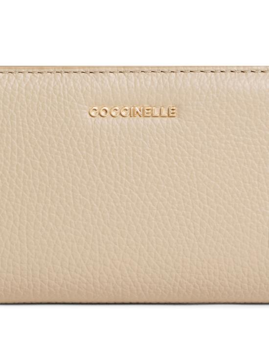 26SS 코치넬리 메탈릭 라지 월렛 E2MW511F101 N64 SANDSHELL - COCCINELLE