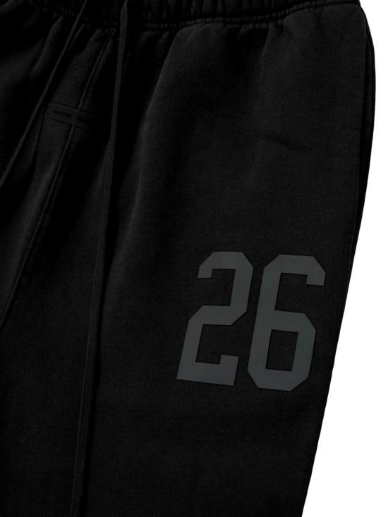 25FW 피어오브갓 스트레이트 팬츠 130HO258451F Black - FEAR OF GOD