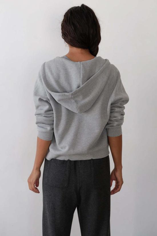  도니 스웨터 . 에코 플리스 지퍼업 스웨트셔츠 - DONNI.